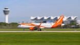 easyjet on tarmac at Munich airport