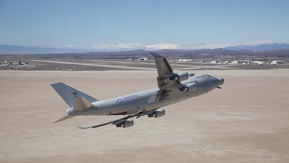 YAL-1 in flight