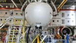 Airbus aircraft in Fokker Services Group hangar