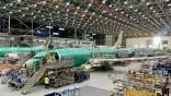 Boeing assembly line