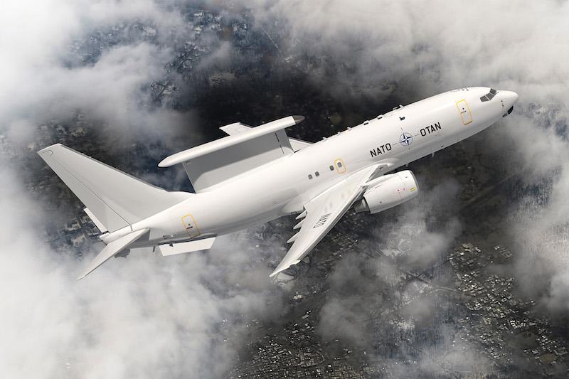 Boeing E-7 in NATO livery