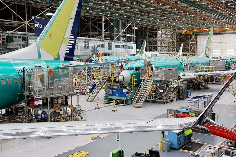 737 production line