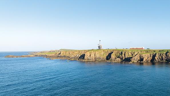 SaxaVord Spaceport on Shetland Island